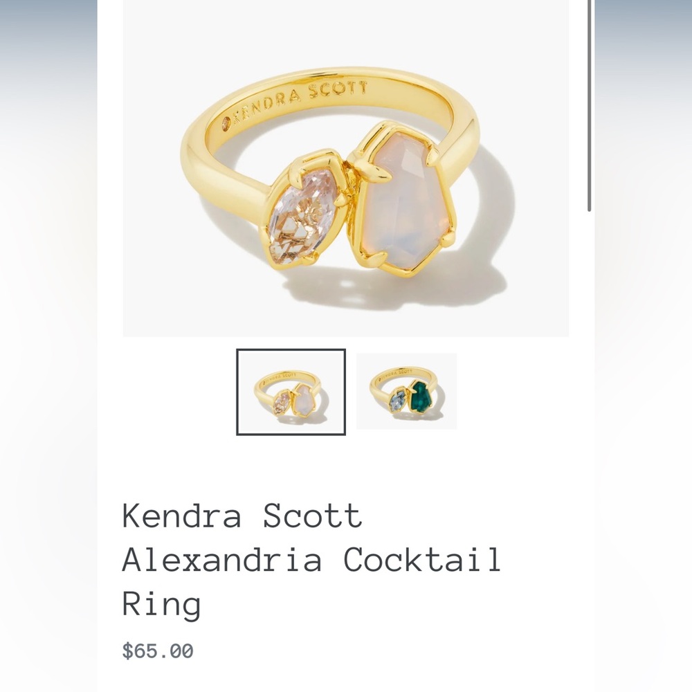 BRAND NEW Kendra Scott Alexandria Cocktail Ring